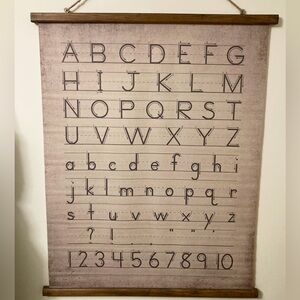 Creative Co Op Alphabet Canvas